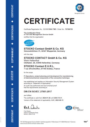 DIN EN ISO/IEC 27001 | STOCKO