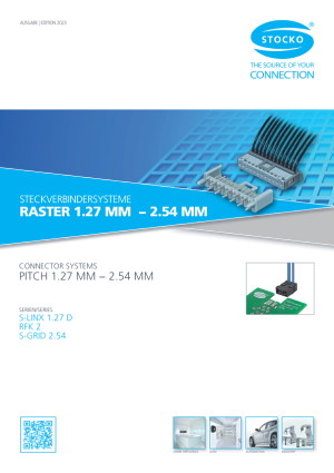 Connector Systems Pitch 1,27 - 2,54 mm