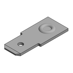 Flachstecker 6,3 mm zum Anschweißen