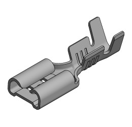 Flachsteckhülsen 4,8 mm