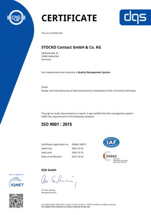 ISO 9001 | STOCKO