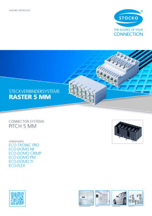 Connecteurs Pas 5 mm