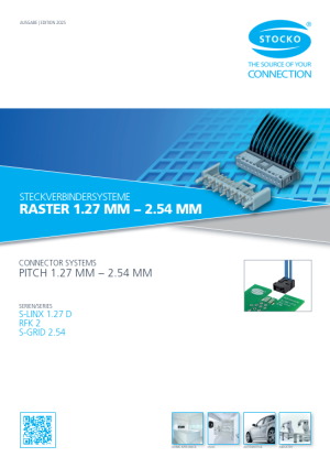 Connector Systems Pitch 1,27 - 2,54 mm