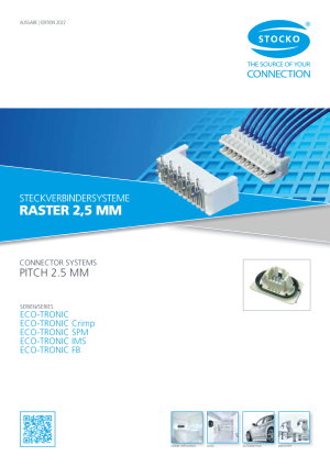 Steckverbindersysteme im Raster von 2,5 mm