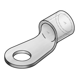 Solderless terminals non insulated